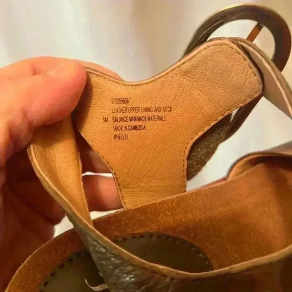 Sofft Olive Bayo Leather Sandal Womens Shoes, OLIVE, - Picture 4 of 5